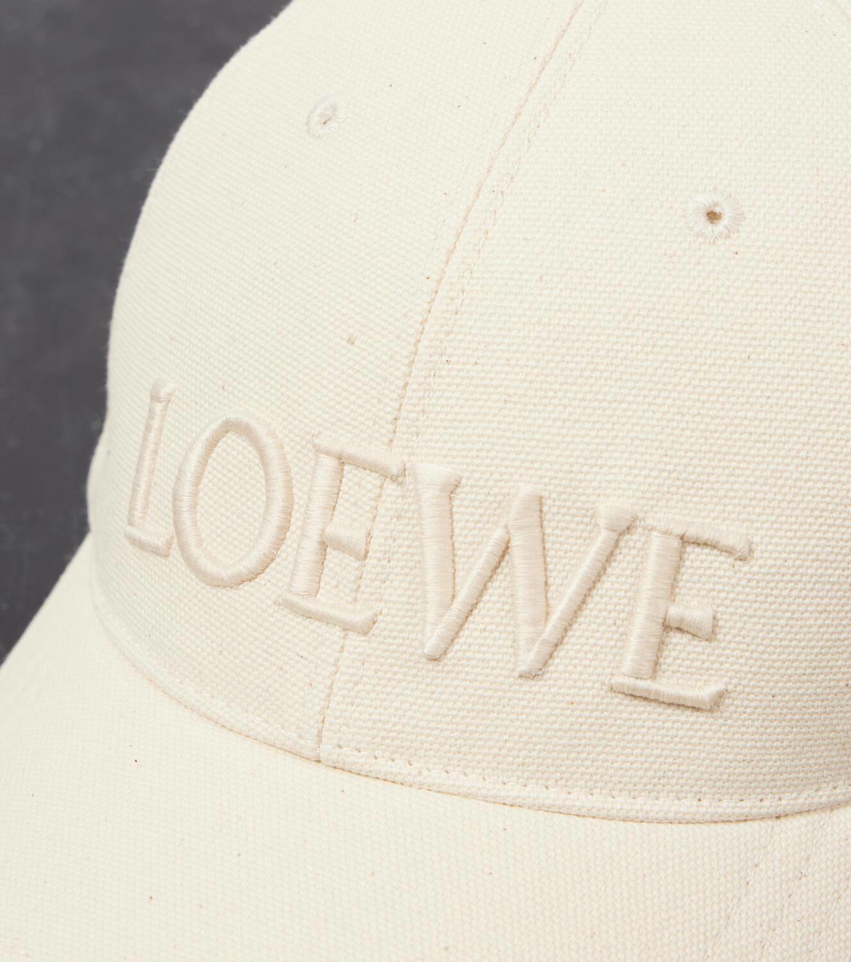Loewe Logo embroidered baseball cap