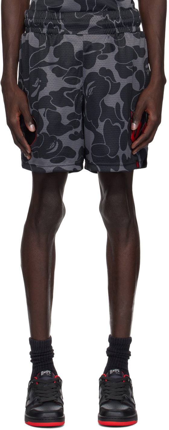BAPE Gray adidas Originals Edition Bape Dame 9 Shorts A