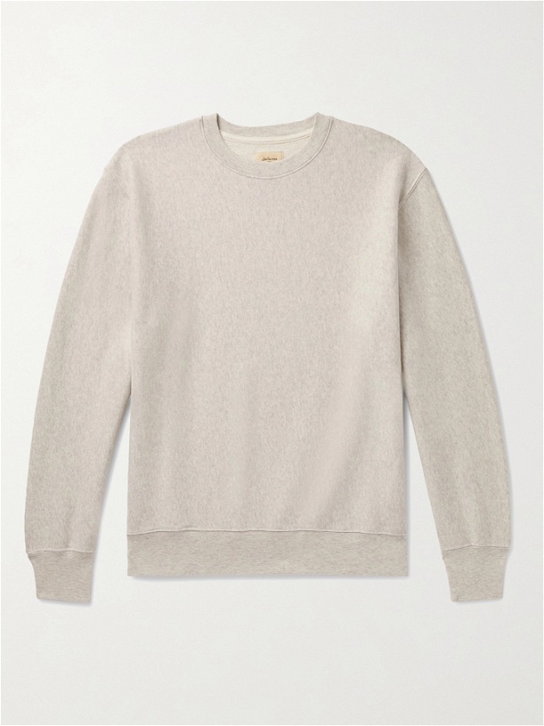 Photo: Bellerose - Flake Fleece-Back Cotton-Jersey Sweatshirt - Gray