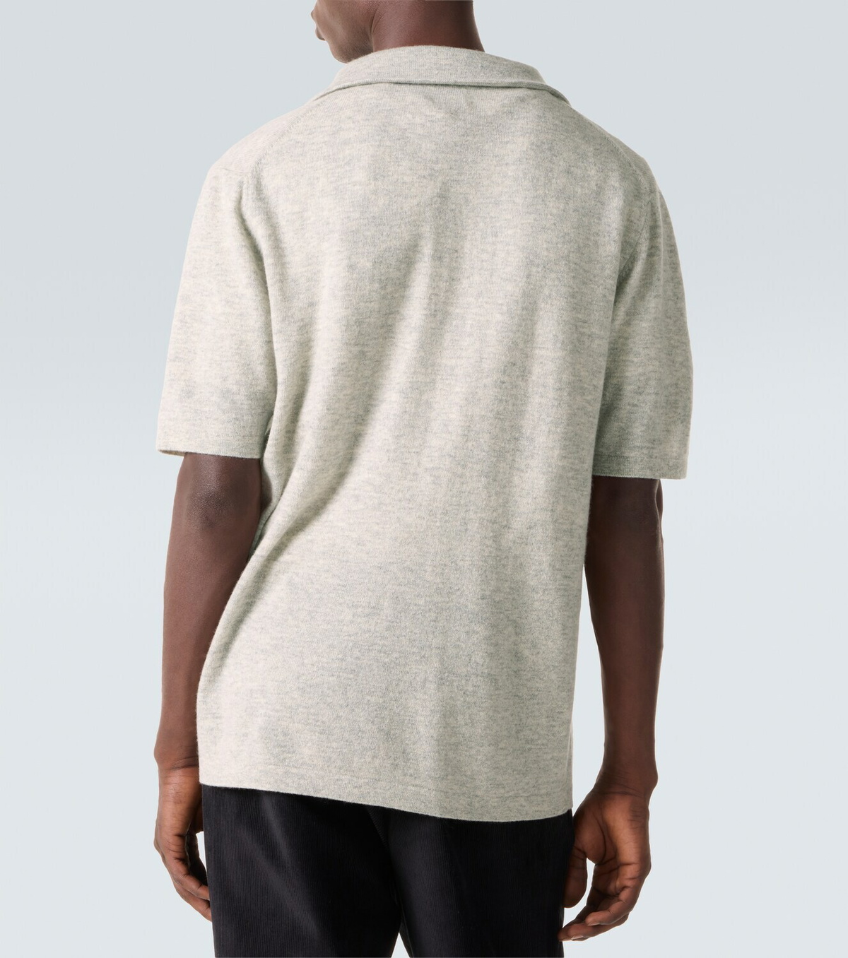Allude Wool and cashmere polo sweater