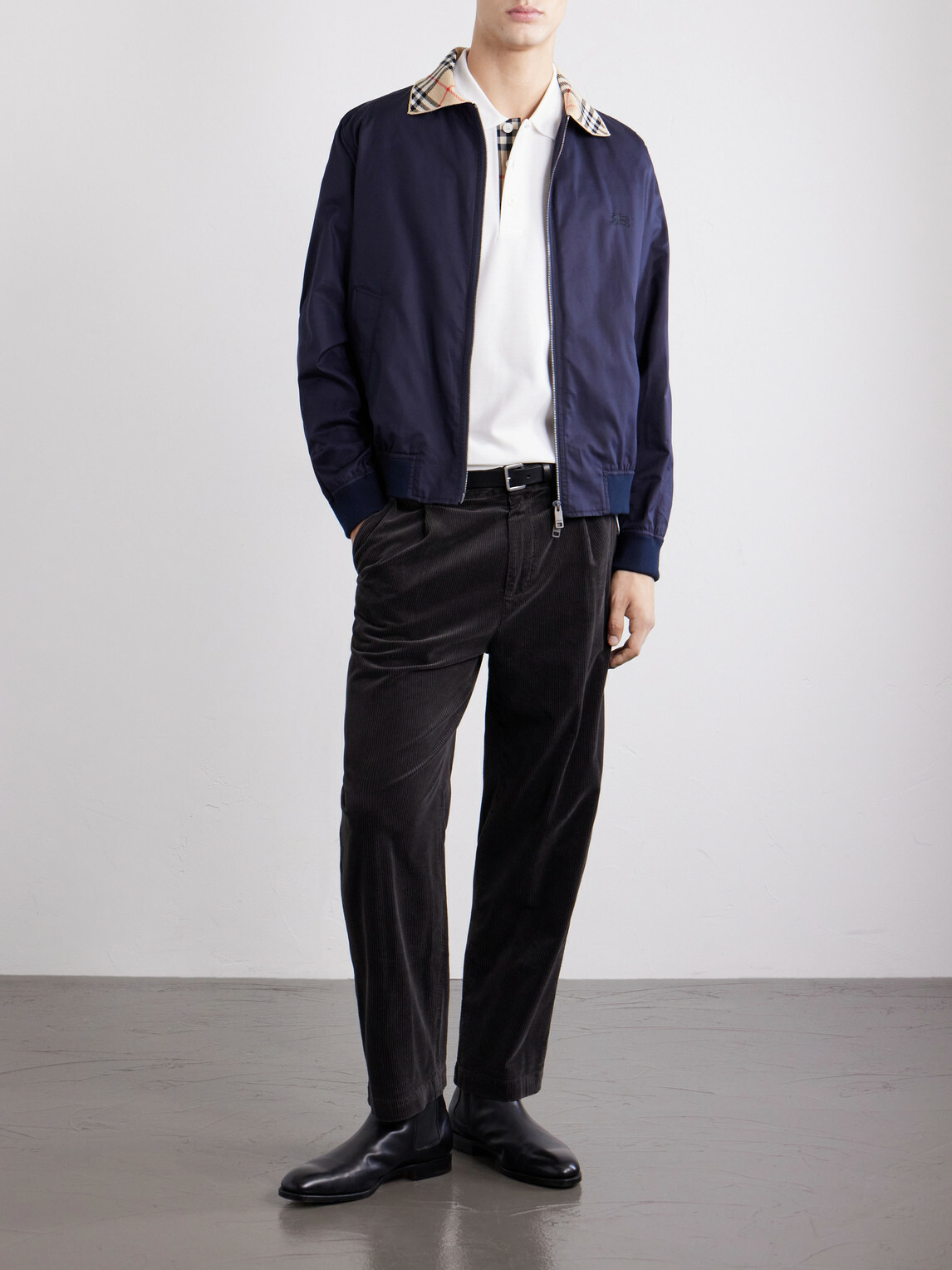 Burberry - Eddie Logo-Embroidered Cotton-Piqué Polo Shirt - White