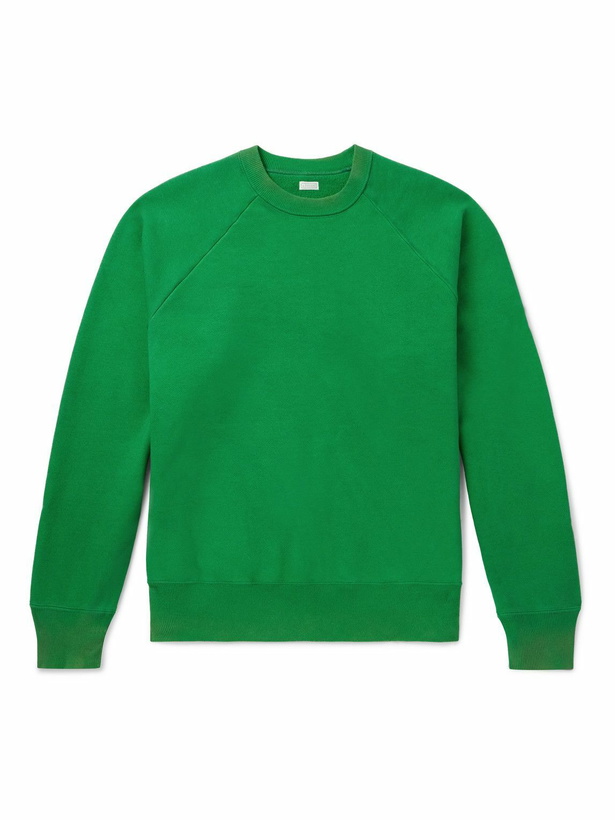 Photo: A.PRESSE - Cotton-Jersey Sweatshirt - Green