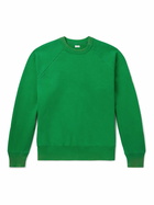 A.PRESSE - Cotton-Jersey Sweatshirt - Green