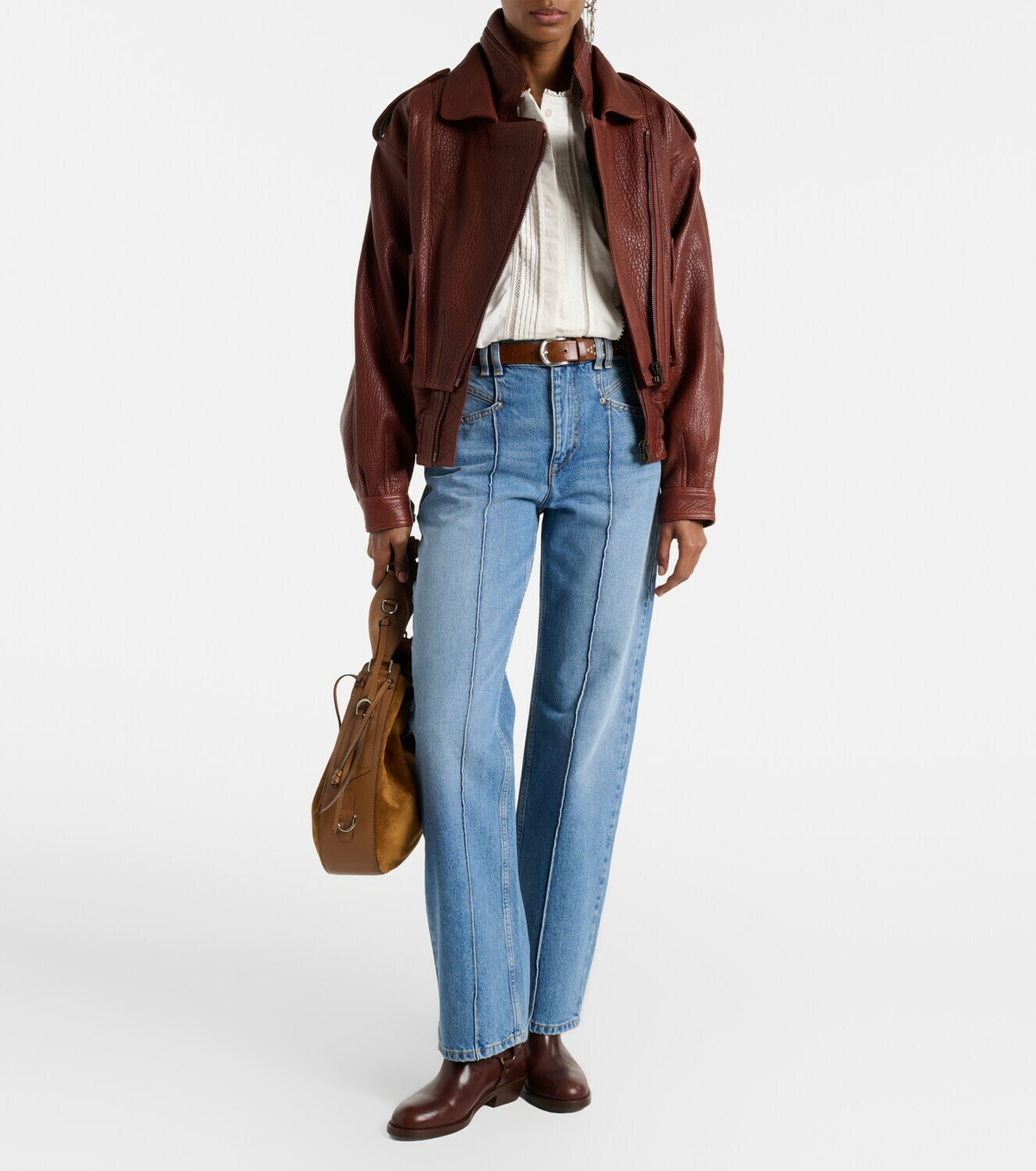 Isabel Marant Drolane high-rise straight jeans