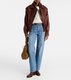 Isabel Marant Drolane high-rise straight jeans