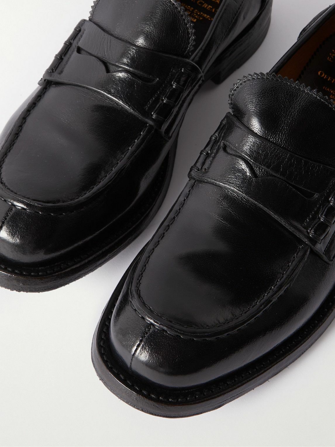 Officine Creative - Balance Leather Penny Loafers - Black Officine Creative