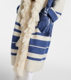 Dorothee Schumacher Poppy Garden fringed jacquard coat