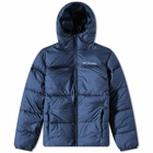 Columbia Men's Puffect Hooded Jacket in Collegiate Navy