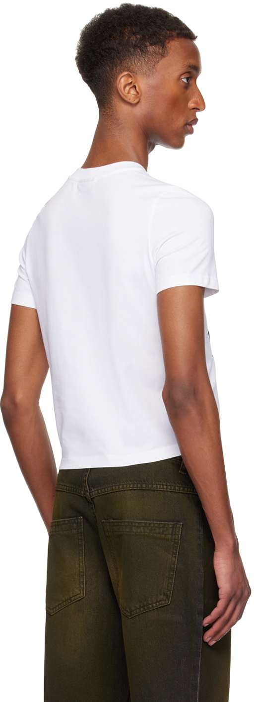 Mowalola White Sweat Tea T-shirt Mowalola