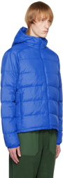 Outdoor Voices Blue Full Zip Down Jacket