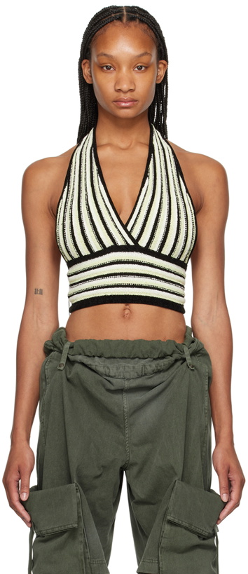 Photo: OPEN YY Black & White Stripe Camisole