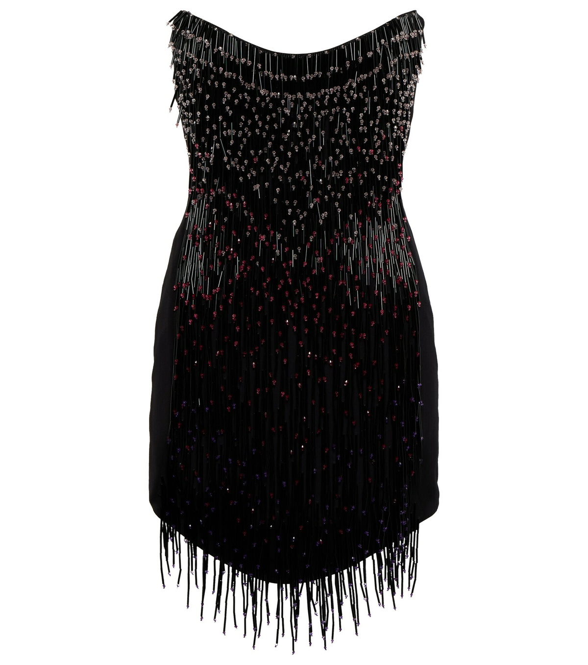 attico beaded dress Attico Sequined Chiffon Halterneck Mini Dress - BOPF main image 1