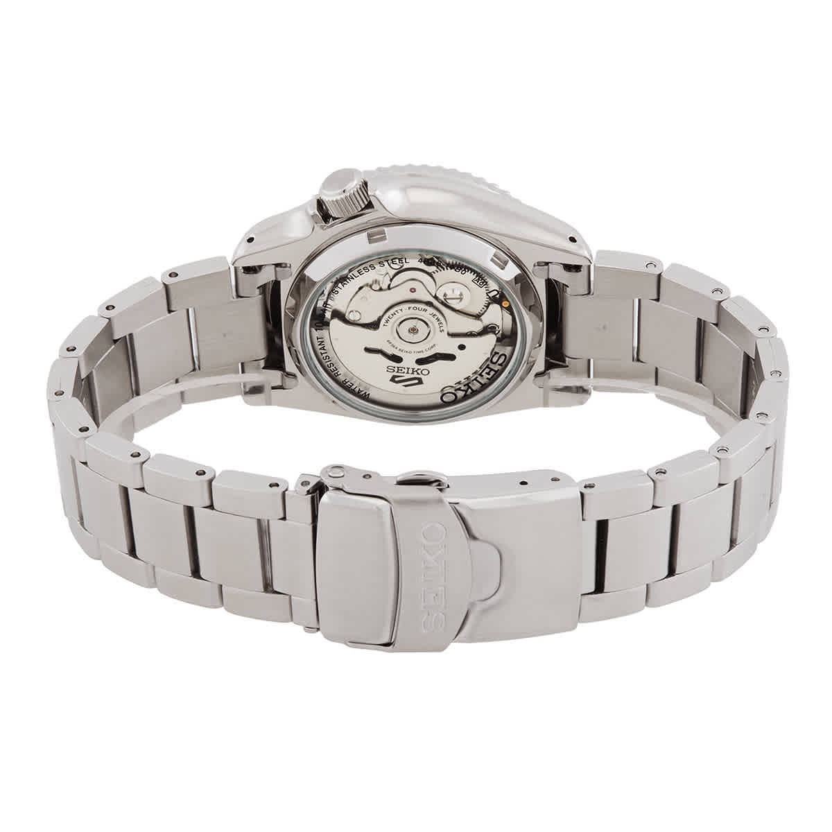 Seiko 5 Automatic Orange Dial Mens Watch SRPK35K1