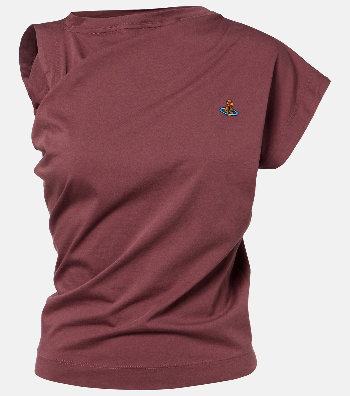 Vivienne Westwood Hebo asymmetric cotton top
