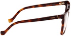 Loewe Tortoiseshell Angular Square Glasses