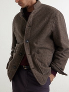 Massimo Alba - Chevrolet Reversible Herringbone Wool-Blend Jacket - Brown