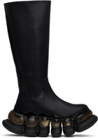 I'm Sorry by Petra Collins SSENSE Exclusive Black JennyFax & MIKIOSAKABE Edition Tall Boots