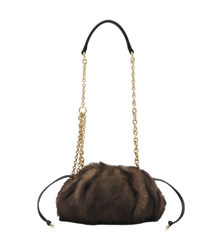 Photo: Chloé Chloé Plissé shearling shoulder bag