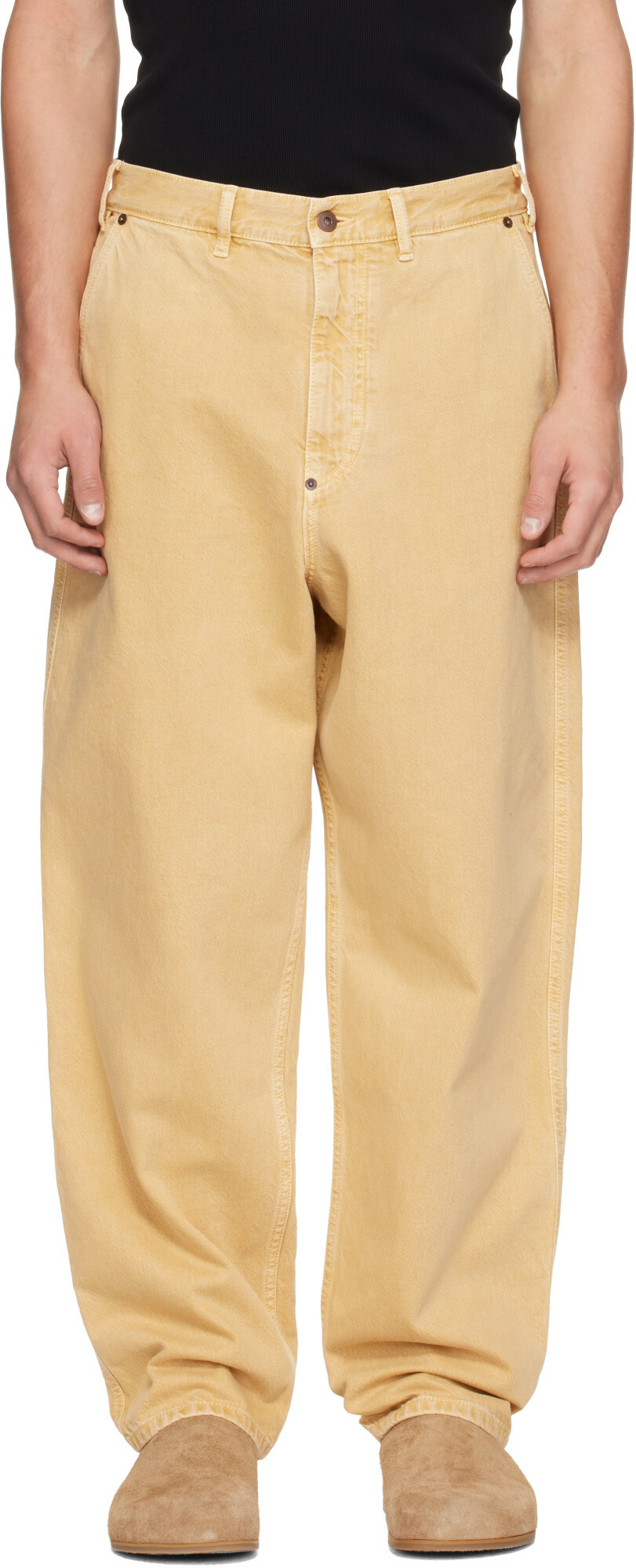 CASEY CASEY Yellow Leonardo Denim Jeans