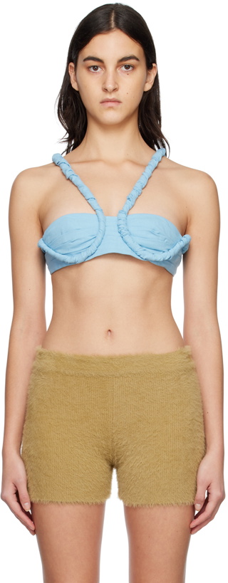 Photo: Jacquemus Blue 'Le Haut Meli' Bra