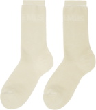 Jacquemus Off-White 'Les Chaussettes Bagnu' Socks