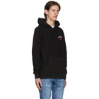 Noah NYC Black Winged Foot Hoodie