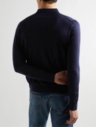 Loro Piana - Wish® Virgin Wool Polo Shirt - Blue