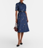 Altuzarra Kieran embellished denim shirt dress