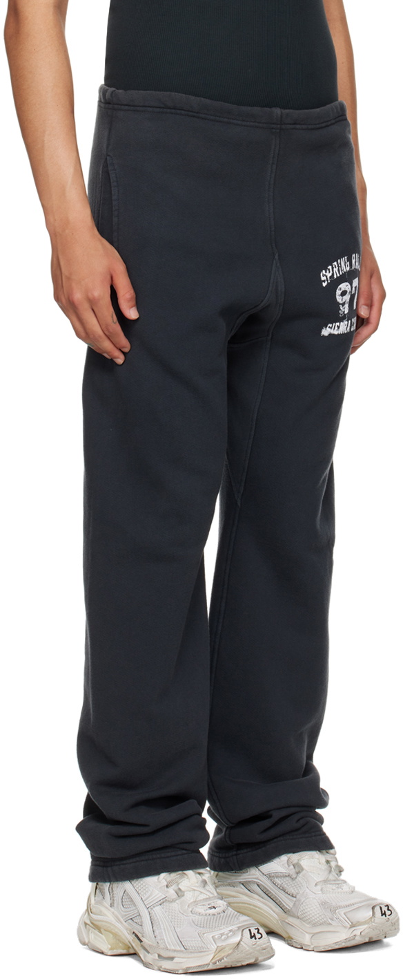 【関税込み】Greg Ross ブラック Coast スウェットパンツ GREG ROSS Coast Sweatpants | H. Lorenzo