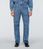 Marni - Printed straight-leg jeans