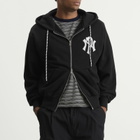 No Problemo Men's NYP Zip Hoodie in Black