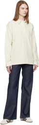 A.P.C. Navy Long-Sleeve Polo
