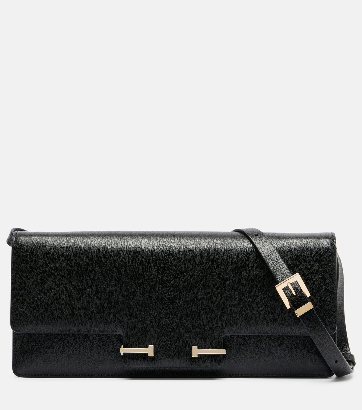 Tom Ford Double T leather shoulder bag