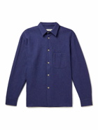A Kind Of Guise - Virgin Wool-Tweed Shirt - Blue