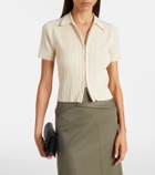 Victoria Beckham Ribbed-knit top