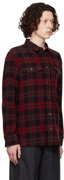 Gabriela Hearst Red & Black Lucas Shirt