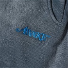 Awake NY Sun Bleached Classic Logo Short in Light Blue