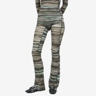 KNWLS Women's Halcyon Leggings in Stripe in Bleach Stripe