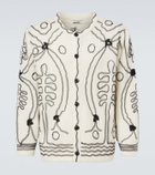 Bode Winter Garden cashmere cardigan