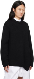 Comme des Garçons Black Crewneck Sweater