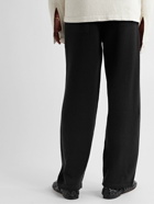 Piacenza Cashmere - Straight-Leg Cashmere Trousers - Black