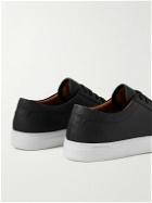 Polo Ralph Lauren - Jermain Lux Matte-Leather Sneakers - Black