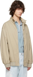 MM6 Maison Margiela Beige Sports Jacket