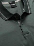 HUGO BOSS - Mercerised Cotton Polo Shirt - Green