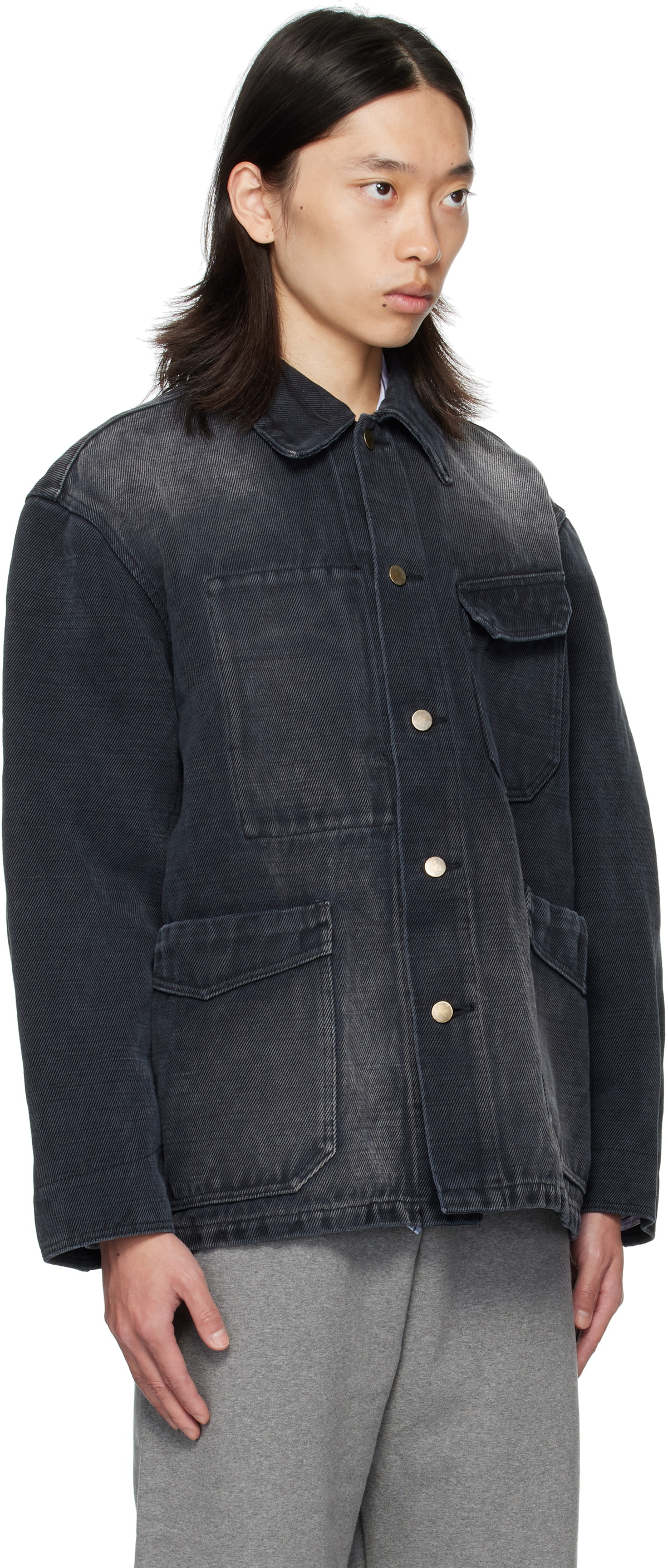 OUAT Black Selvedge Denim Jacket