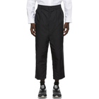 Comme des Garcons Homme Black Oxford Wide-Leg Trousers