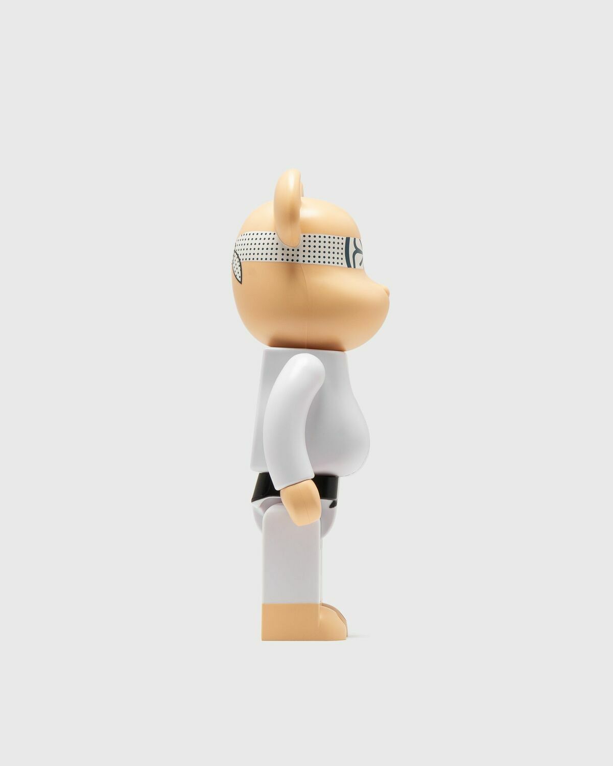 Medicom Bearbrick 400% Cobra Kai Miyagi Do Karate White/Beige