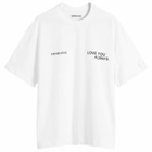 ANNIE HOOD Men's Love You Always T-Shirt in White