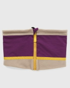 Elmer by Swany Reversible Neck Warmer purple/beige Mens Scarf