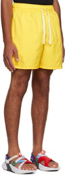 Nike Yellow NSW Essentials Flow Shorts